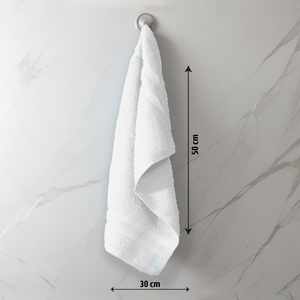 Serviette de bain brodée personnalisée 70x140 haute qualité 100% coton couleur unie durable pour la maison hôtel utilisation logo personnalisé imprimé - Product Image 4