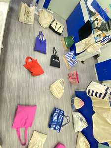 Bolso de playa de lona impreso shopper con correas de algodón fabricante y mayorista de estilo de asa de alta calidad de todo tipo de bolsos - Product Image 4