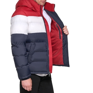 Custom Canvas Stand Front <b>Waterproof</b> Zipper Knitted Men Puffer <b>Jacket</b> Men Women Winter Cold Season Lightweight Quilted Outerwear - Product Image 3