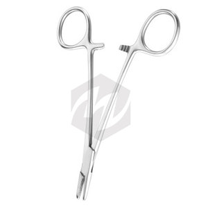 Pince hémostatique chirurgicale porte-aiguille Baumgartner avec mâchoires dentelées verrouillage à cliquet Instruments médicaux de 5 pouces - Product Image 5