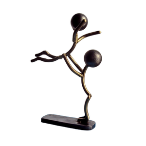 Vente en gros accent décoratif abstrait sculpture en métal sculpture d'art pour la maison moderne sculptures d'art en métal décoration intérieure - Product Image 3