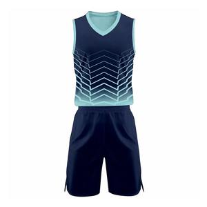 Ensemble de maillots de basket-ball Vêtements de sport respirants Maillots de basket-ball universitaires Formation Uniformes de basket-ball personnalisables disponibles - Product Image 1