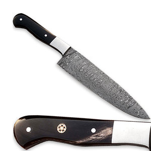 Couteau de cuisine en acier Damas à lame fixe de haute qualité avec service OEM et emballage personnalisé-Offre Spéciale à bas prix - Product Image 2