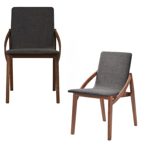 Sillas de comedor sin brazos con marco de tela Diseño moderno minimalista para comedor en casa Muebles de primera calidad - Product Image 5