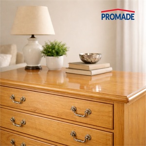 Interior Wood Varnish Water-Based, <b>Gloss</b> Finish, <b>Clear</b> Colorless, Low Odor, Scratch Resistant, 750 ml - Product Image 3