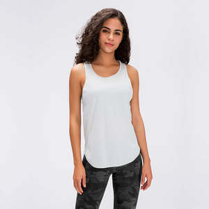 Camisetas sin mangas de Fitness para mujer, chaleco de Yoga para mujer, camiseta de entrenamiento para correr transpirable de secado rápido sin mangas de Color sólido - Product Image 1