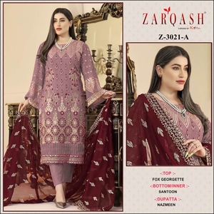 독점 인도 디자이너 파키스탄 자수 Salwar Kameez 웨딩 파티 정장 여성 도매 속도 고품질 드레스 - Product Image 2