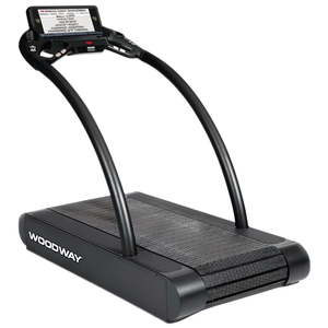 ลู่วิ่งไฟฟ้า Woodway รุ่นรีแมนูแฟคเจอร์ พร้อมระบบวัดอัตราการเต้นของหัวใจแบบไร้สาย จอแสดงผลแบบตั้งค่าเร็ว สำหรับการเดิน วิ่ง ออกกำลังกายในร่ม - Product Image 2