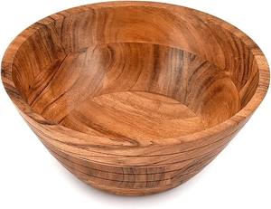 Latest Design <b>Wooden</b> Serving <b>Bowl</b> Natural <b>Wooden</b> <b>Bowl</b> for Salad <b>Fruit</b> Home Kitchen Dining Table Party and Wedding Use - Product Image 4