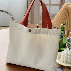 กระเป๋าช้อปปิ้งผ้าฝ้าย 100% คุณภาพสูง พิมพ์ลายเรขาคณิตตามสั่ง พร้อมหูหิ้ว สำหรับใส่เสื้อผ้า บรรจุภัณฑ์ และของขวัญ - Product Image 6