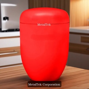 Urne de crémation européenne lavande Urne en métal de haute qualité pour cendres Couleur personnalisée Urnes funéraires décoratives souvenir à bas prix - Product Image 5