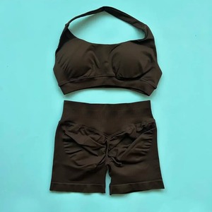 Conjunto de Yoga personalizado de alta calidad para mujer, nuevo conjunto de Yoga impreso por sublimación, conjunto de mallas de Yoga con sujetador de gimnasio 2025 - Product Image 6