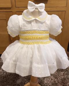 Nueva colección bata rosa fuerte hecha a mano vestido de niños/Vestido español/vestido de princesa bebé niña gran oferta 2024 - Product Image 3