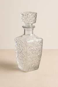 Bottiglia di liquore di Diamante 750ml materiale di vetro con Logo personalizzato forma esagonale e tappo di legno per Tequila Brandy whisky imballaggio - Product Image 2