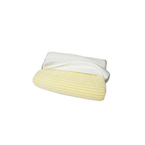 ODM Manufacturer Ergonomic Natural Palm Oil Foam Core 3D Cooling Airflow Groove Knitted Soft Fabric OEM Orthopedic <b>Pillow</b> - Product Image 3