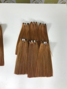 Super Double Bonestraight Bundles pelucas y tejidos Personalizar Kinky Bouncy Curl Body Wave Hair Fábrica vietnamita al por mayor - Product Image 4