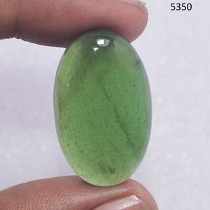 Cabujón de jade de nefrita natural, cabujones de piedras preciosas de Jade de nefrita verde, cabujón de Jade de nefrita suelta, fabricación de joyas, piedras a granel - Product Image 4