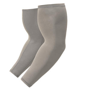 Manches de bras longues personnalisées en polyester/nylon respirant pour travaux de construction, protection UV, tissu compressif, impression de logo - Product Image 1