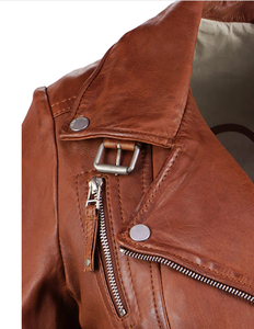 Veste en cuir véritable de qualité supérieure pour les femmes Fashion Wear - Product Image 5