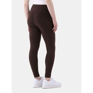 Pantalones recortados de estilo veraniego para mujer, pantalones elásticos grandes de talla grande 7XL, pantalones de Modal suave en colores caramelo con cintura con logotipo técnico cosido - Product Image 4
