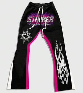 Ensemble sweat-shirt et pantalon de survêtement à imprimé graphique de style urbain pour hommes pour l'hiver Survêtement surdimensionné - Product Image 5