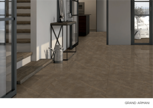 Azulejo de suelo de porcelana duradero de 600x1200mm, aspecto de mármol de cuerpo completo, acabado brillante, estilo de diseño moderno para paredes interiores de 5mm - Product Image 6