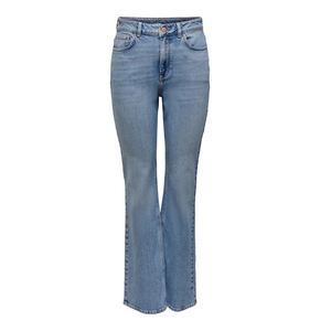 Vente en gros de jeans pleine longueur taille pour femmes jeans denim à la mode jeans skinny style poches pour maman pour femme avec service OEM - Product Image 6