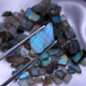 Bracelet en pierre de labradorite brute, vente en gros, bijoux rugueux de laboratoire, en cristaux, pierre précieuse, machine à découper, lot de labradorite - Product Image 4