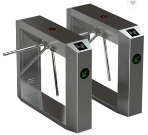 RS485/Communication TCP-IP entrée extérieure contrôle d'accès certifié CE/FCC semi-automatique trépied tourniquet porte code à barres - Product Image 6