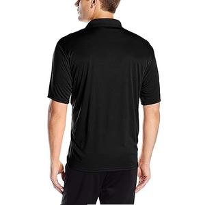 Sport <b>Mens</b> <b>Black</b> <b>Polo</b> T <b>Shirt</b> <b>Mens</b> Cool DRI Moisture Wicking Performance <b>Polo</b> <b>Shirt</b> Jersey Knit Performance <b>Shirt</b> - Product Image 2