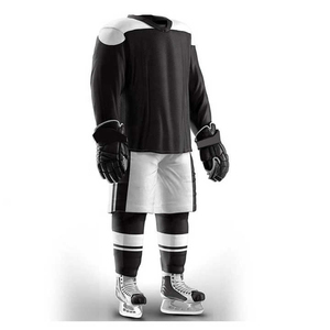 Uniforme de hockey sur glace de haute qualité personnalisé par sublimation, ensemble complet pour équipe, séchage rapide, uniforme de hockey sur glace pas cher, service OEM ODM - Product Image 1
