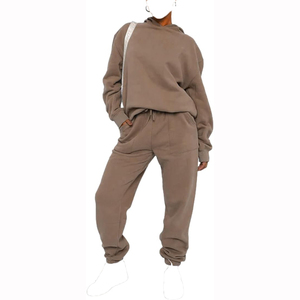 2 piezas de pantalones Jogging Jogger Set Mujeres Custom Jogging Jogger Trajes para pantalones de chándal y Sudadera con capucha Conjunto Chándal Mujer - Product Image 1