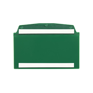 Taschina autoadesiva con 2 strisce adesive 1/3 DIN A4, Verde, 10 pz. / Confezione.- 2SDSK/1310-05 - Product Image 2