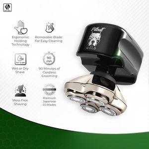 Rasoir Électrique Rotatif pour Hommes, Tête de Remplacement Lavable pour Rasage du Visage avec Kit de Toilettage, Support de Rinçage, Étui de Voyage - Idéal pour les Véhicules Récréatifs - Product Image 2