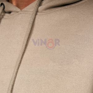 100% coton personnalisé lavé à l'acide Vintage survêtement hommes Streetwear en détresse coupe et coudre Patchwork à capuche et pantalon de survêtement ensemble - Product Image 6