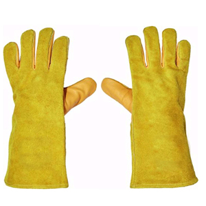 Guantes de soldadura de cuero de la mejor protección de seguridad asequible Diseño Premium con resistencia al calor Guantes de soldadura a un precio razonable - Product Image 1