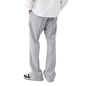 2025 Custom Men's High Quality Casual <b>Flared</b> Jogger Track Pants French Terry Cotton Sweat <b>Leggings</b> New Condition - Product Image 3