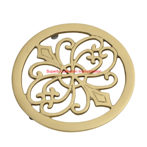 Cast Metal Apple Shaped <b>Trivet</b> With Leaf Design Heat Resistant Decorative <b>Kitchen</b> Hot Pad & Table Protector For Dining & Home - Product Image 4