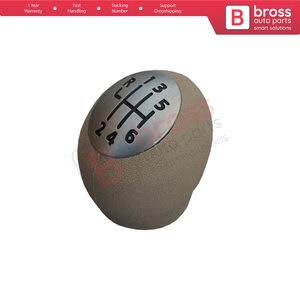 BSP553 6 Speed <b>Shift</b> Stick <b>Knob</b> 328650024R Chrome Beige For - Product Image 4