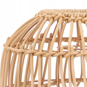 Lámpara colgante redonda antigua moderna, ratán Natural hecho a mano, 25x15cm, accesorios de iluminación para decoración del hogar, venta al por mayor disponible - Product Image 2