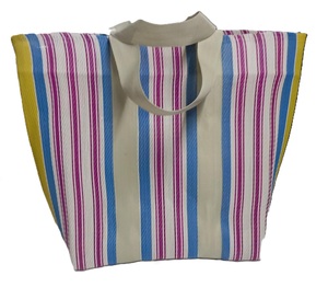 ถุงช้อปปิ้งลายโลโก้ที่กำหนดเองขนาดใหญ่เป็นมิตรกับสิ่งแวดล้อมทำจากวัสดุ PP แบบถักอย่างยั่งยืนของอินเดีย - Product Image 4