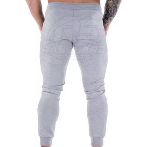 Pantalons d'entraînement doux, marque privée, pantalons de survêtement en polyester et coton pour hommes, pantalons de sport confortables - Product Image 3