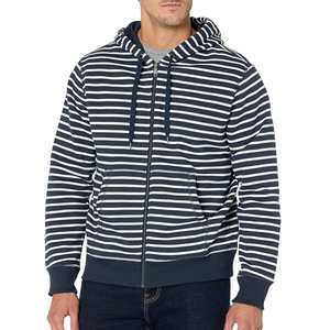 Sudaderas con capucha y sudaderas para hombre Sudadera con cremallera de algodón 100% Algodón Estampado sólido Patrón Liso teñido Colección de invierno con capucha 2025 - Product Image 4