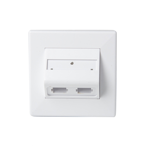Prise murale fibre optique 2 ports POE/IP TCP/GSM/GPRS haute résistance aux chocs pour solutions de réseau FTTH - Product Image 2