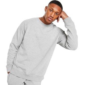 Custom Professional Slim Fit Sporting Crew Neck Track <b>Suit</b> Long Sleeves <b>Sweat</b> Shirt Drawstring Pant for Winter Solid Pattern - Product Image 1