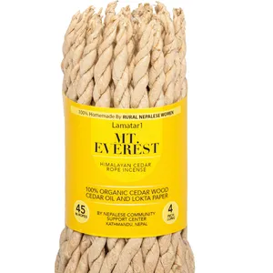 Cedar Rope Incense -Ready to ship with in one business days Hot Sale Popular Fragrance Gray Perfume Orange Jasmine