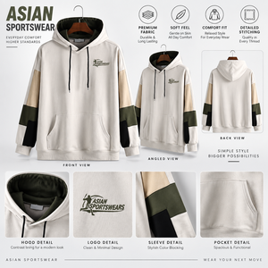 Durable Heavyweight 100% Cotton Men's Solid Winter <b>Warm</b> <b>Fleece</b> Eco-Friendly Quick Dry Outdoor Work Hoodies Low MOQ - Product Image 6