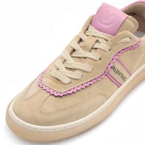 Chaussures de marche en daim brillant contrastant Valentino - Beige/Rose - Product Image 5
