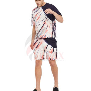 Ensemble T-Shirt et Short pour hommes, lettres imprimées, Short d'été et T-Shirt/T-Shirt décontracté avec Short, ensembles de Streetwear de marque pour hommes - Product Image 2