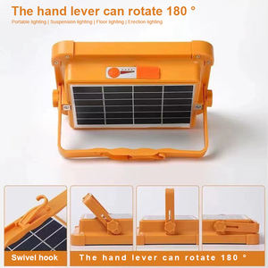 Lampe solaire à LED Projecteur solaire portable Lanterne de camping rechargeable <span class=keywords><strong>4</strong></span> modes pour la pêche en plein air Lampe de tente étanche - Product Image 3